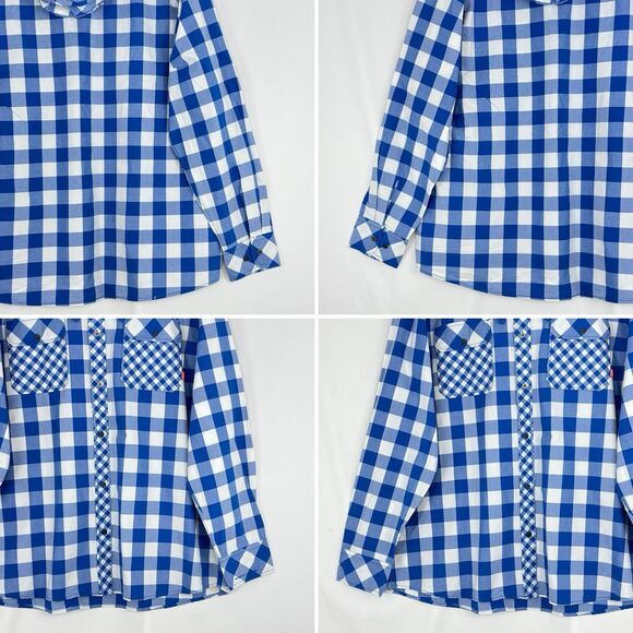 ENGELBERT STRAUSS Jacket Men's 2XL Overshirt Button Up Plaid Collar Hooded - Picture 12 of 16